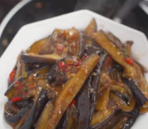Braised Eggplant with Sauce
