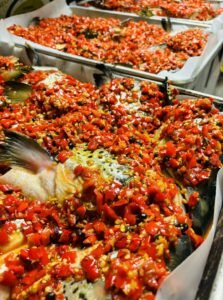 Steamed Fish Head with Chopped Chili