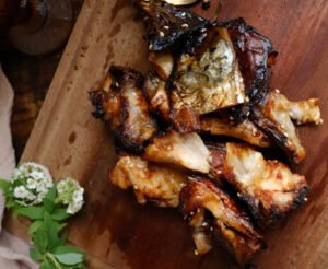 Special Grilled Salmon Head