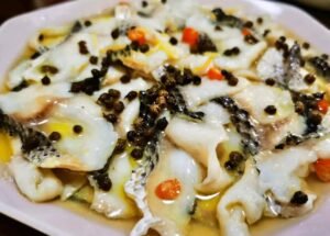 Steamed Fish with Sichuan Peppercorn