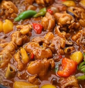 Braised Chicken with Potatoes and Mushrooms
